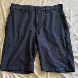 Hurley Dark Gray Flat Front Shorts